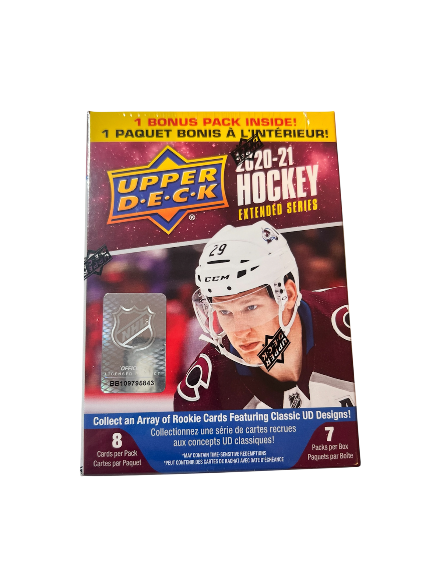 2020/21 Upper Deck NHL Hockey Extended Series Blaster Box