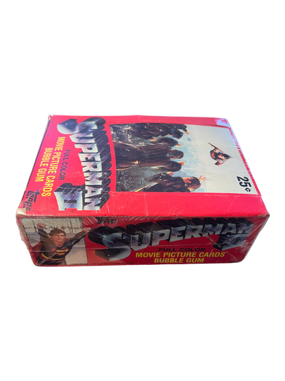 1981 Topps Superman II Movie cards Hobby Box