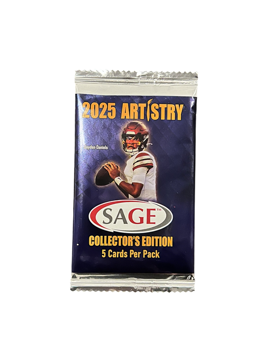 2025 SAGE NFL Collector's Edition Card Pack