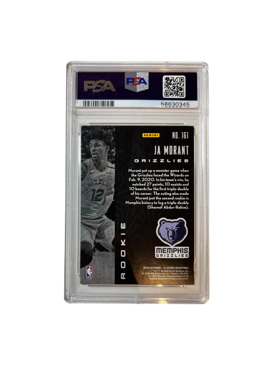 2019 Panini Illusions Ja Morant PSA Card