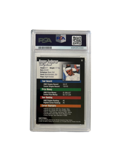 2012 Topps A&G Roger Federer Autograph Tennis PSA Card
