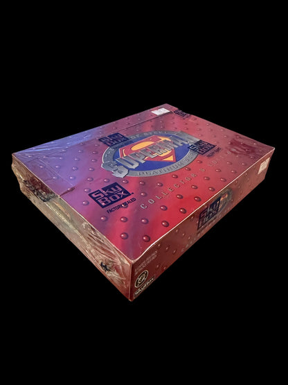 1994 Skybox The Man of Steel Superman Platinum Series Card Box