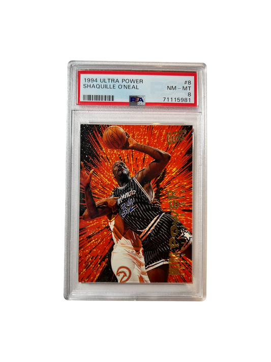 1995 Skybox Premium Shaquille O'Neal Shaq Talk PSA Card
