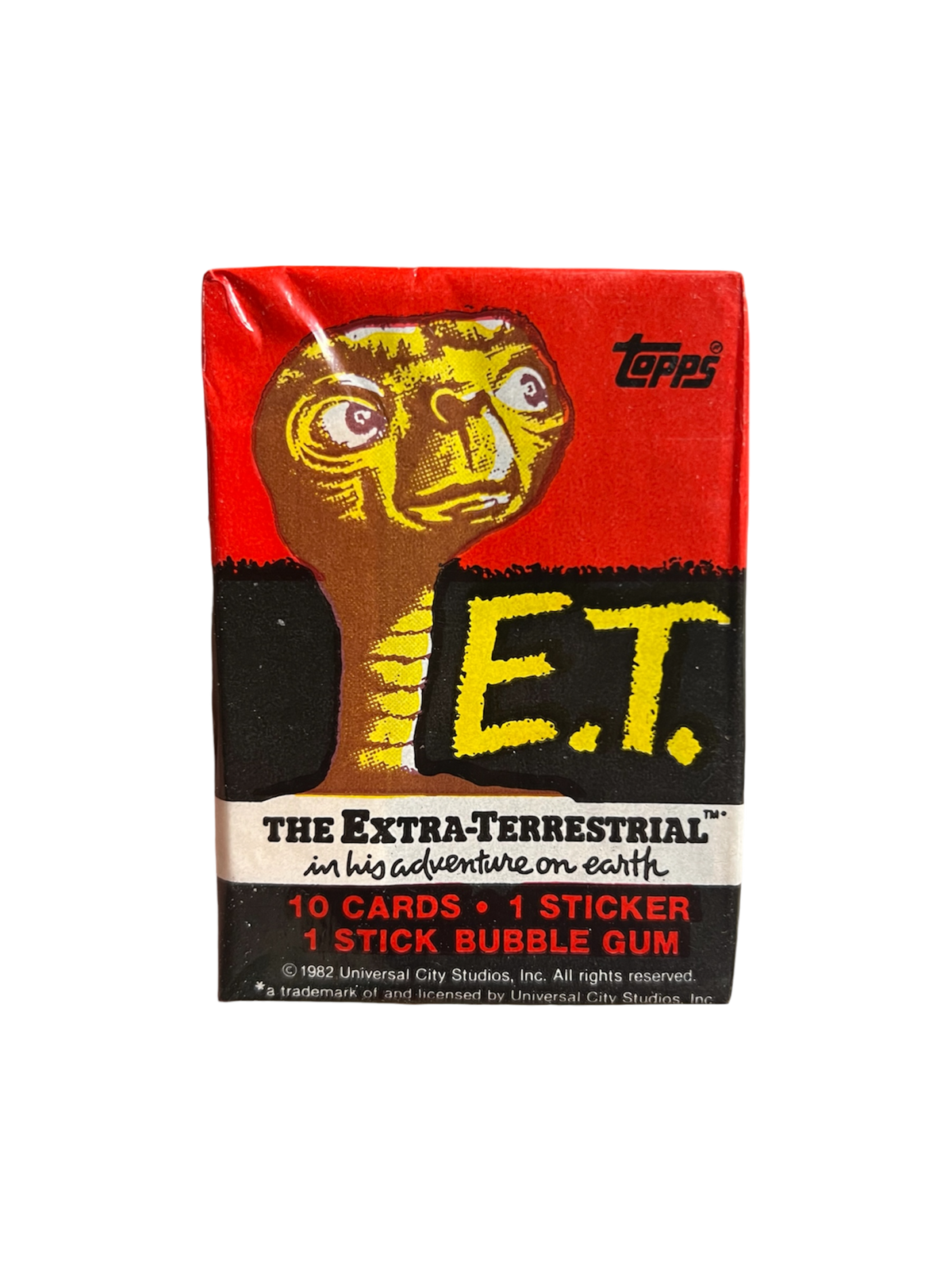 1982 Topps Universal E.T. Movie Card Pack