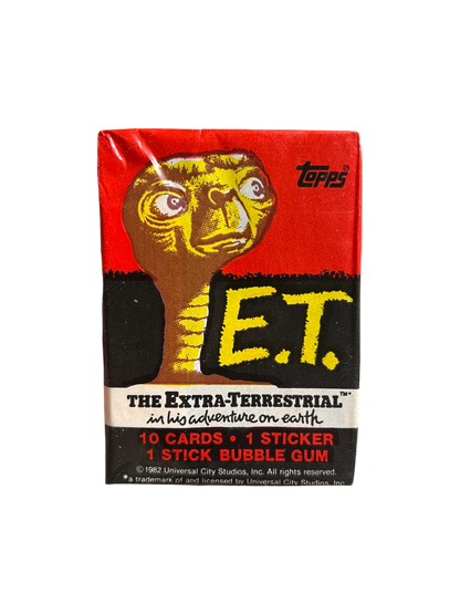 1982 Topps Universal E.T. Movie Card Pack
