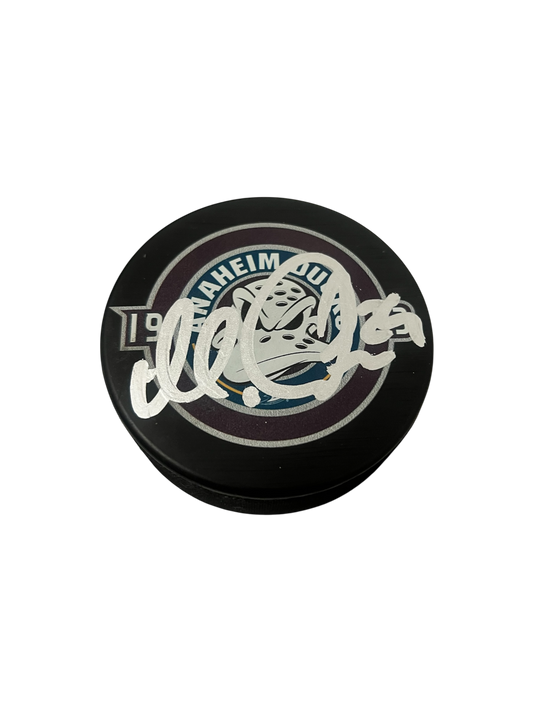 Martin Gerber signed NHL Anaheim Mighty Ducks Puck