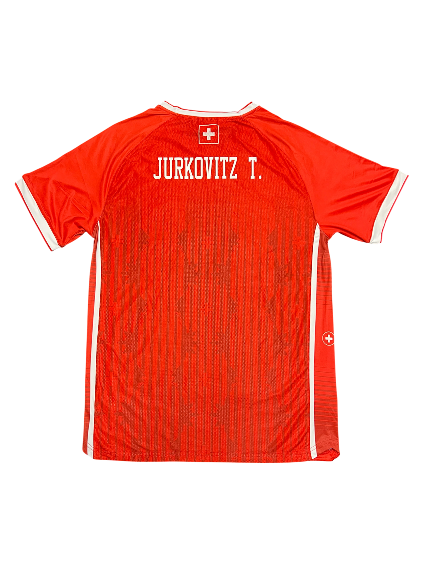 Switzerland Basketball Shooting Shirt Game Worn & Signed by Thomas Jurkovitz