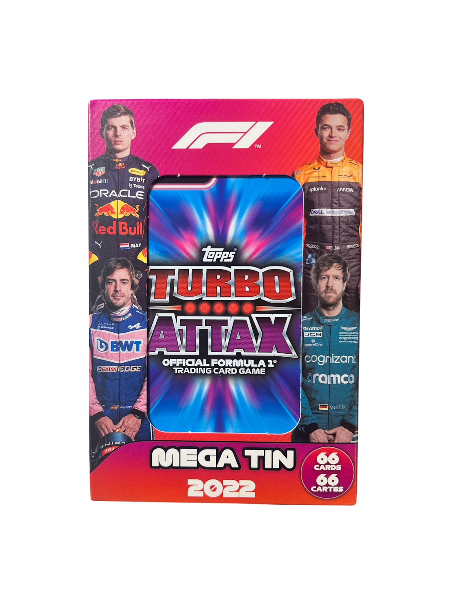 2022 Topps Formula 1 F1 Turbo Attax Mega Tin Box - Future Legends