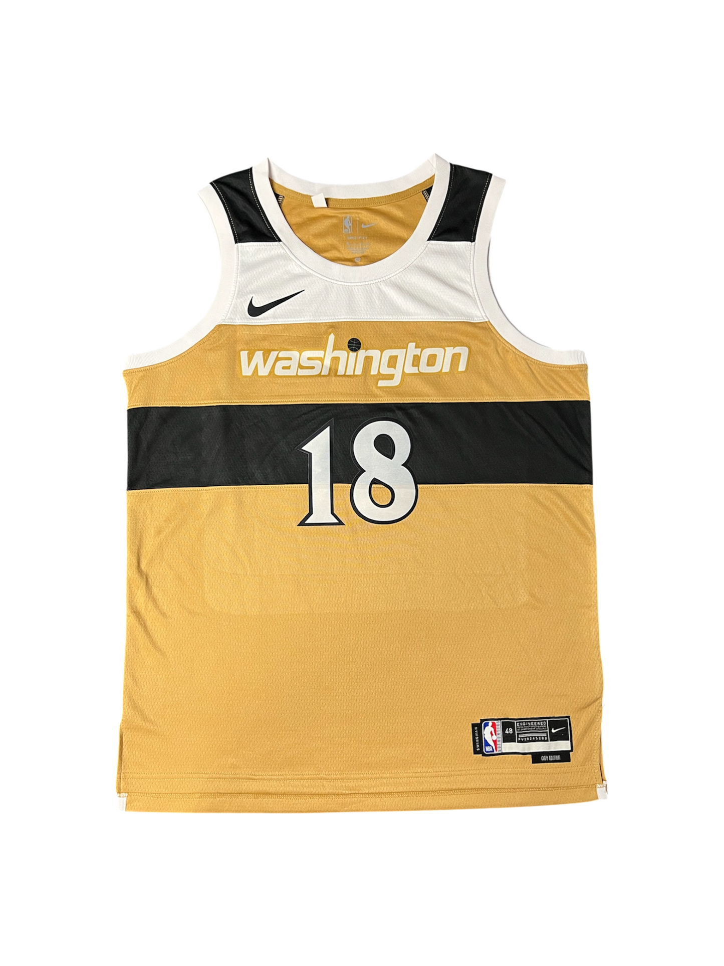 Washington Wizards Kyshawn George NBA signed Rookie City Edition Jersey