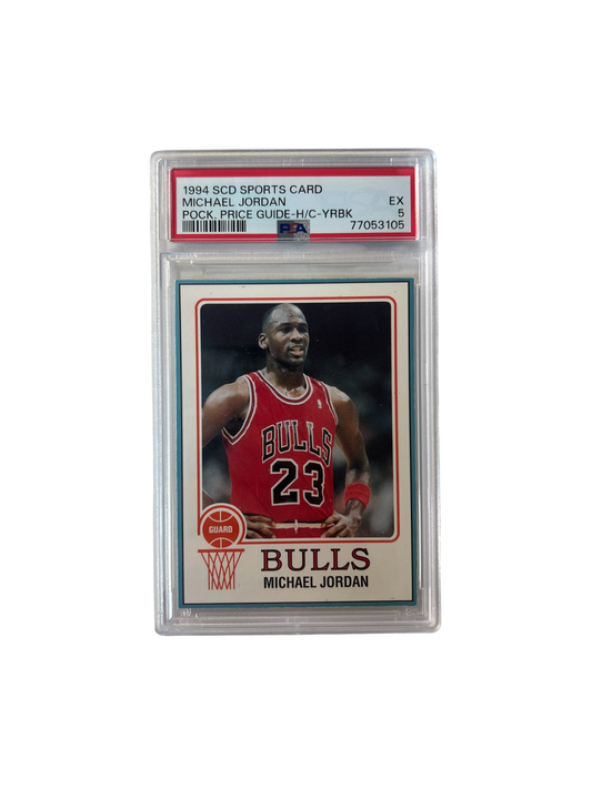 1994 SCD Sports Card Hand-cut Michael Jordan PSA Card