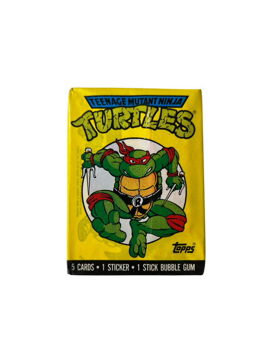 1989 Topps TMNT Teenage Mutant Ninja Turtles Pack - Raphael cover