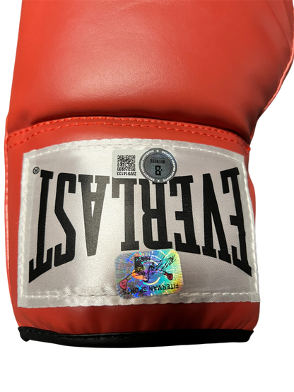 Everlast Red Boxing Left Glove signed by Mike Tyson