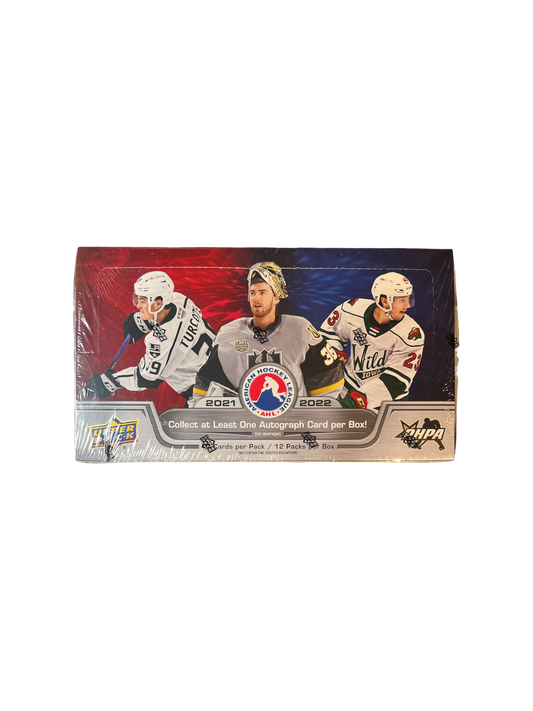 2021-22 Upper Deck AHL Hockey Hobby Box