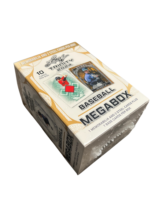 2024 Leaf Trinity Baseball Mega Box with Memorabilia Card