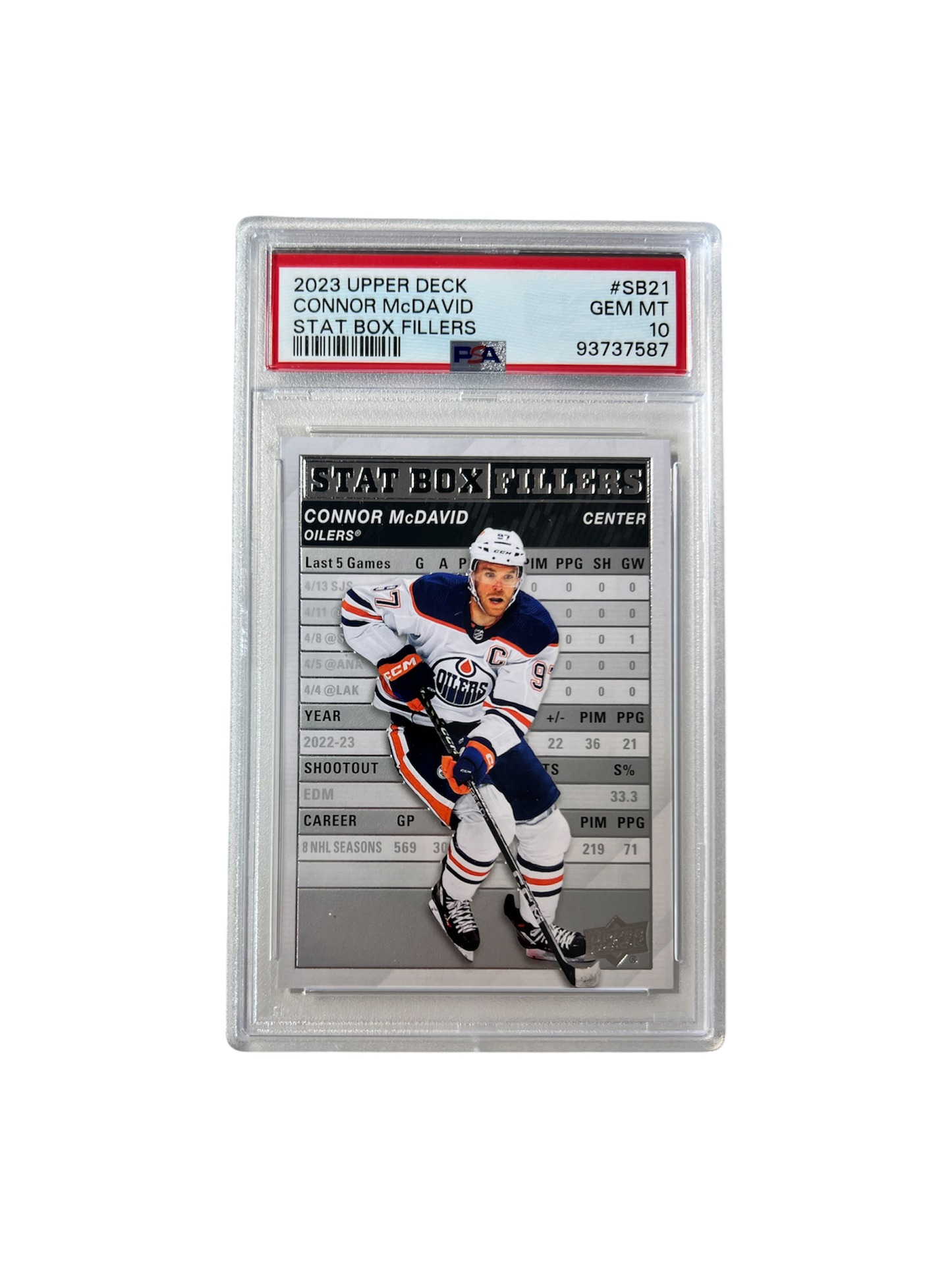 2015 Upper Deck Ultimate Collection Kevin Fiala Autograph PSA 9 card