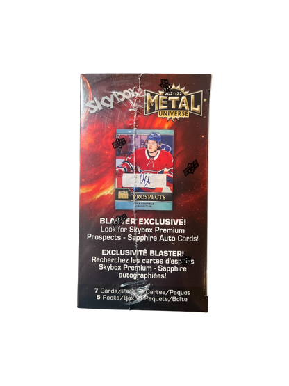 2021-22 Upper Deck Skybox Metal Universe Hockey Blaster Box