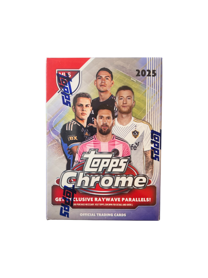 2025 Topps Chrome MLS Soccer Blaster Box