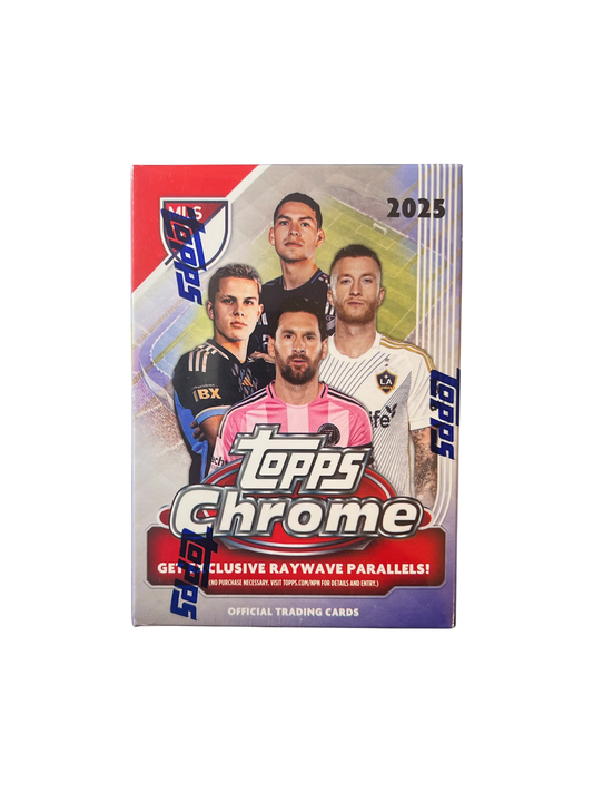 2025 Topps Chrome MLS Soccer Blaster Box