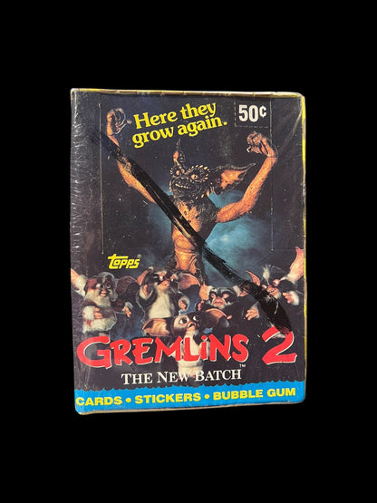 1990 Topps Gremlins 2 Movie cards Hobby Box