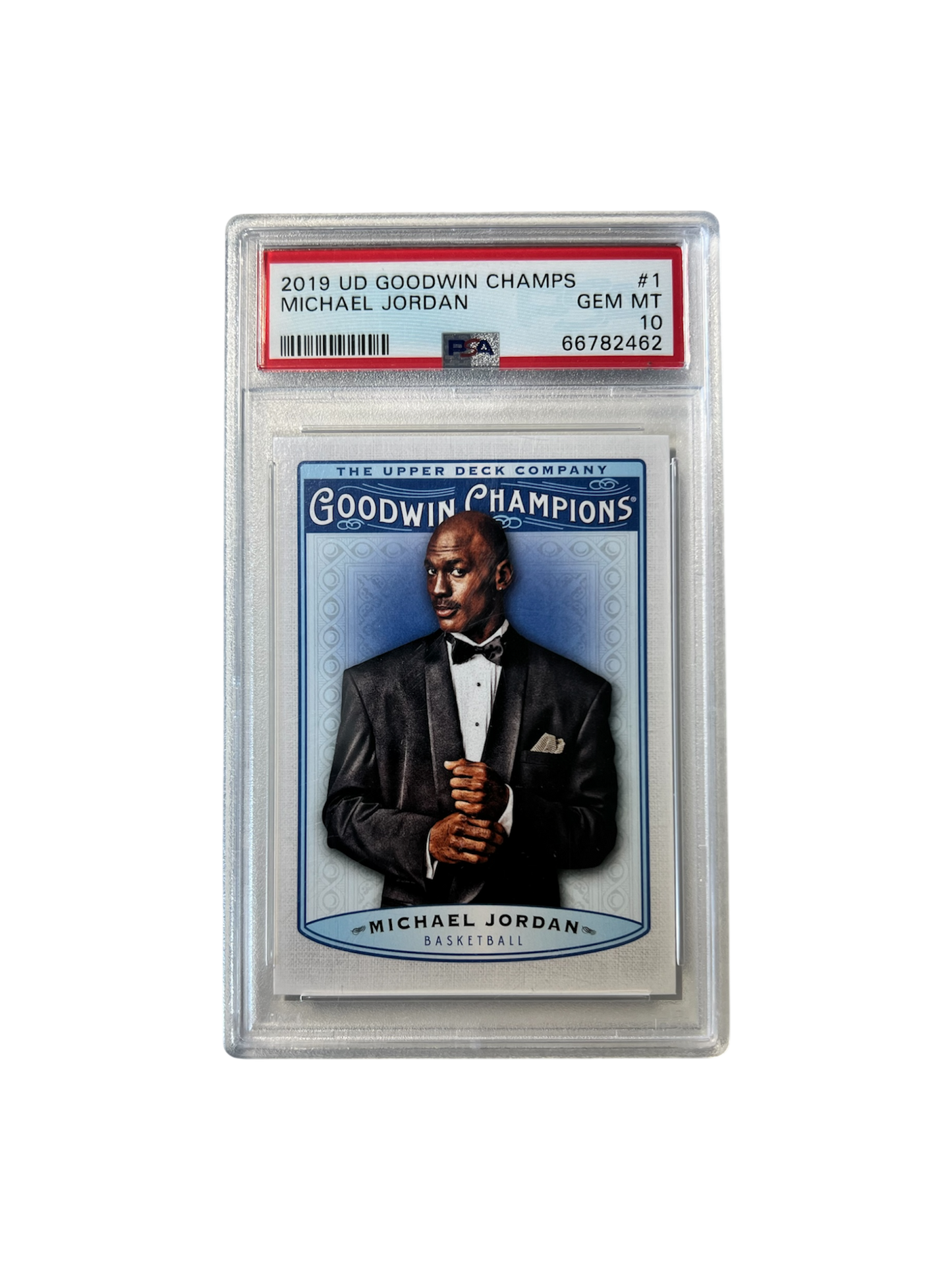 2019 Upper Deck Goodwin Champions Michael Jordan #1 PSA Card