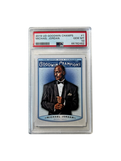 2019 Upper Deck Goodwin Champions Michael Jordan #1 PSA Card