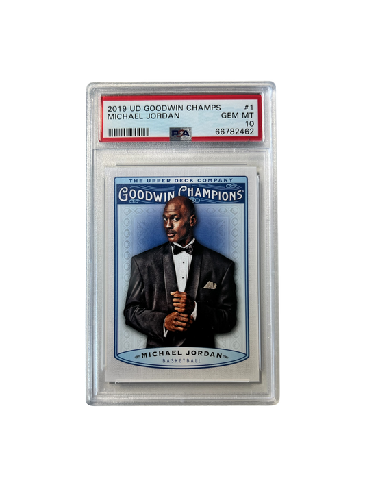 2019 Upper Deck Goodwin Champions Michael Jordan #1 PSA Card