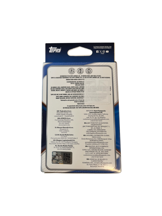 2025-26 Topps UCC Flagship Edition Football Soccer Hanger Box