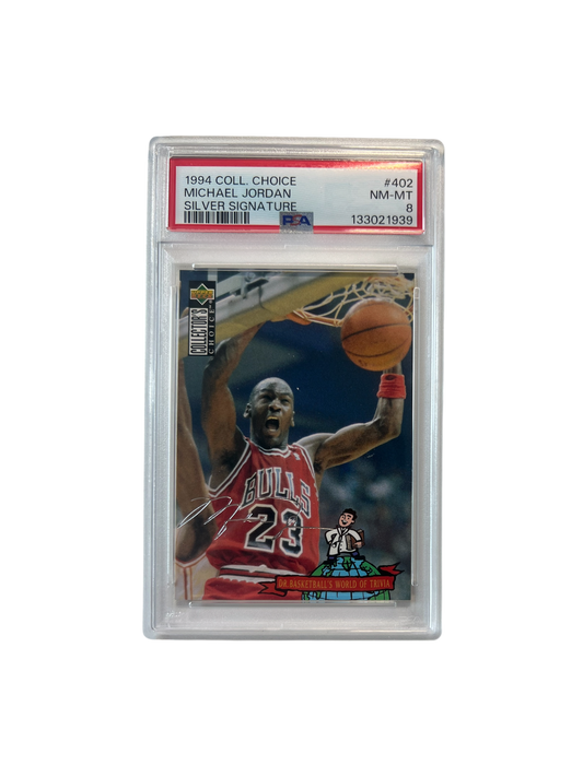 1994 Upper Deck Collector's Choice Michael Jordan SILVER SIGNATURE PSA Card