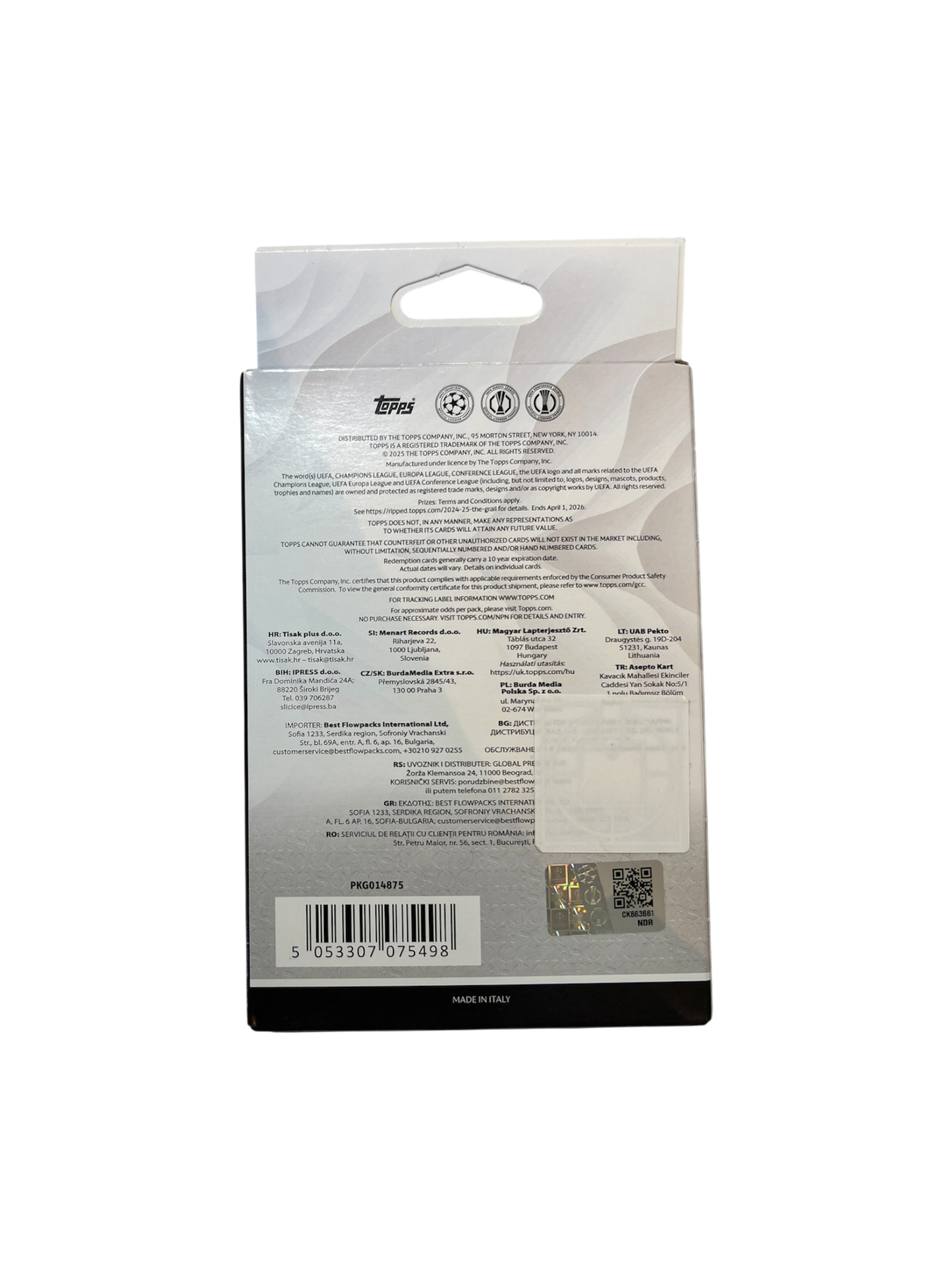 2024-25 Topps UCC Flagship Edition Football Soccer Hanger Box