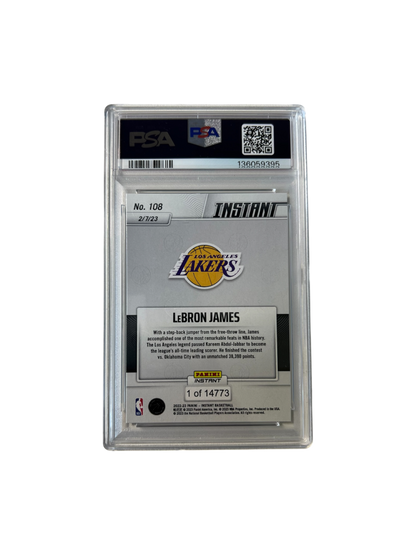 2019 Panini Prizm LeBron James PSA Card