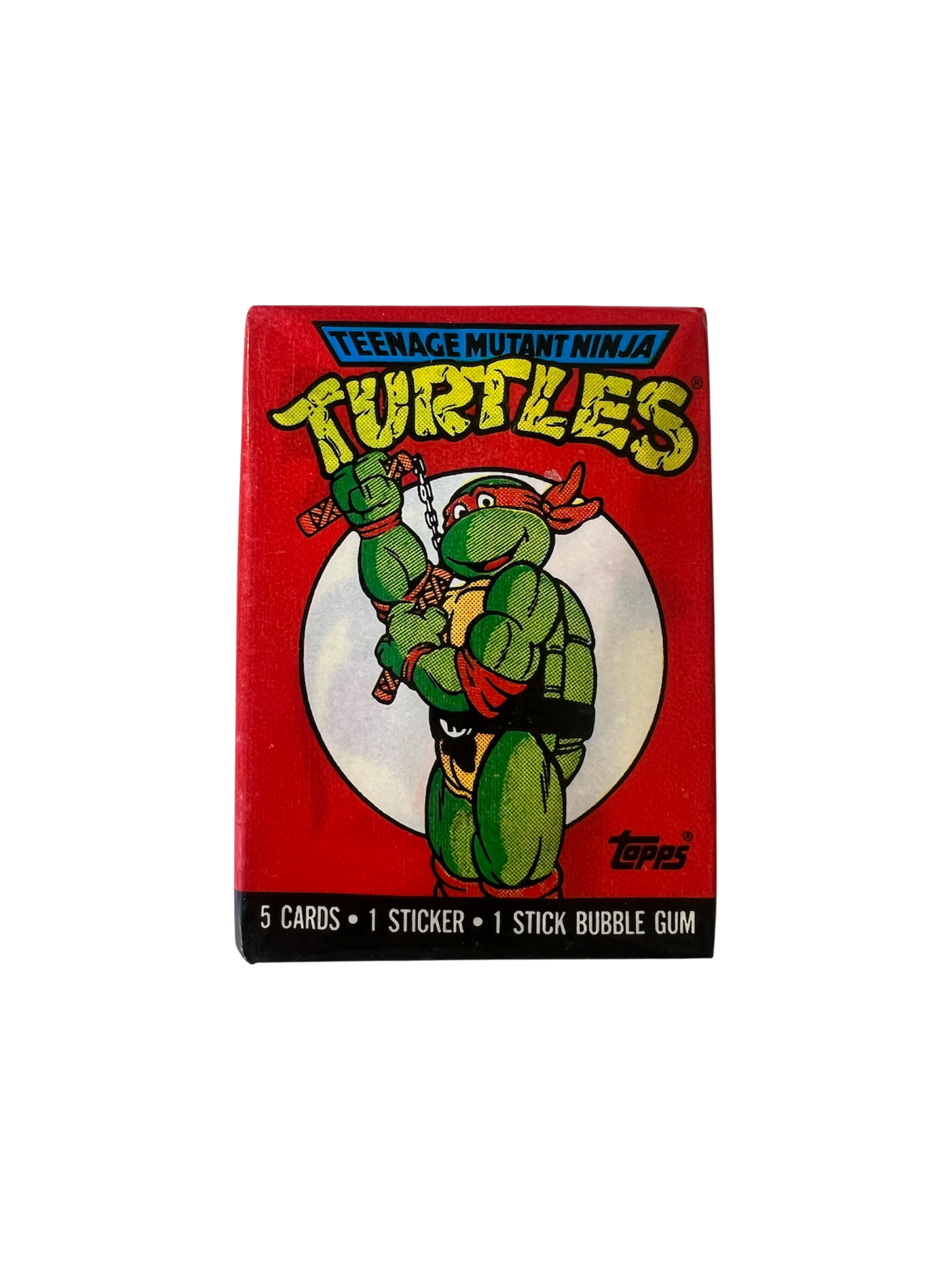 1989 Topps TMNT Teenage Mutant Ninja Turtles Pack - Michelangelo cover