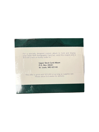 1992 Upper Deck MLB Baseball Team MVP Holographic Card Set Box