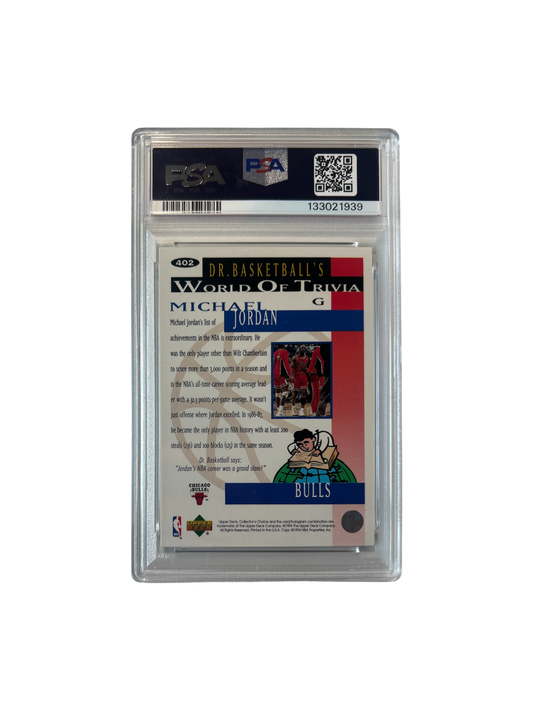 1994 Upper Deck Collector's Choice Michael Jordan SILVER SIGNATURE PSA Card