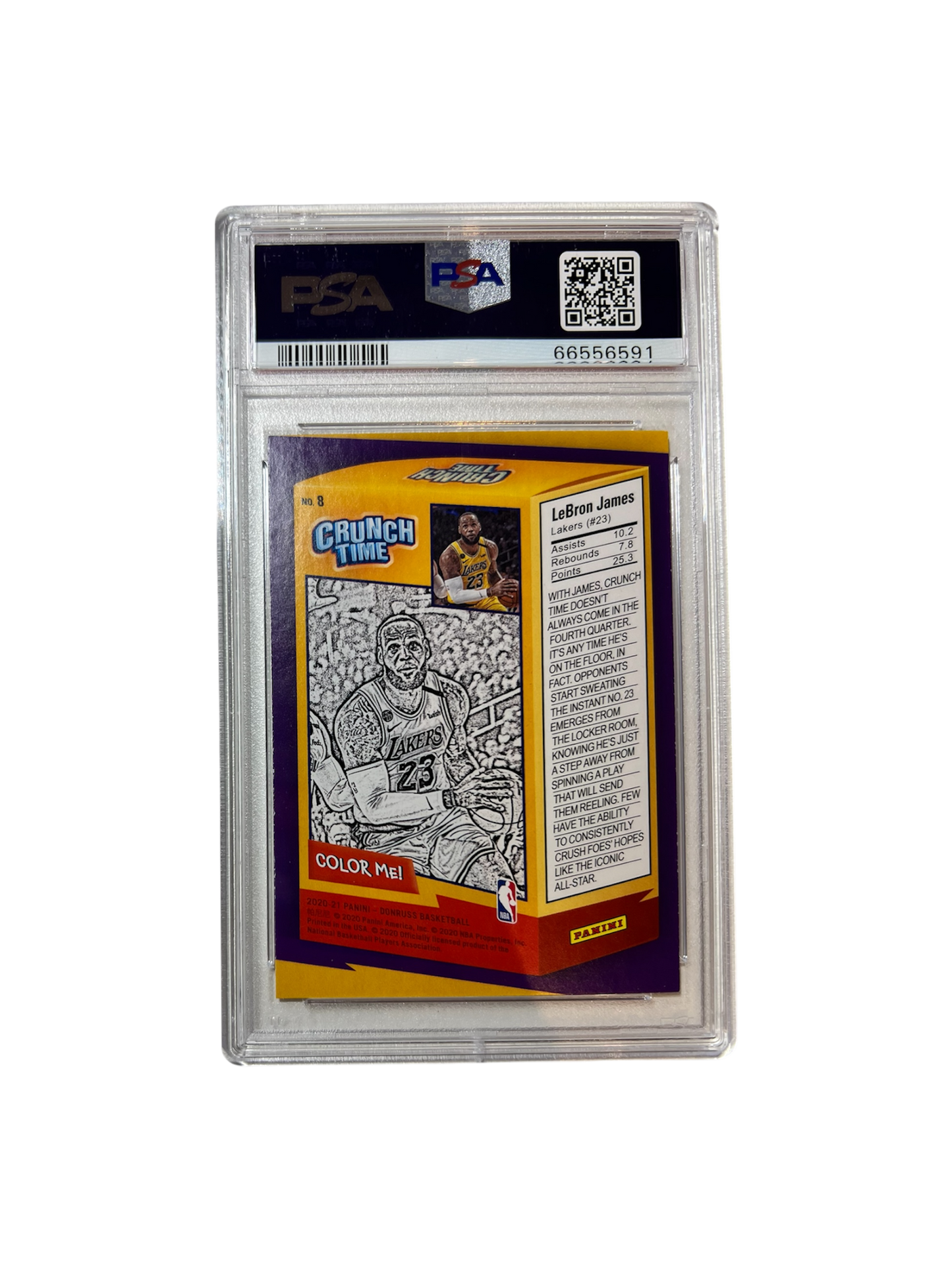 2019 Panini Prizm LeBron James PSA Card
