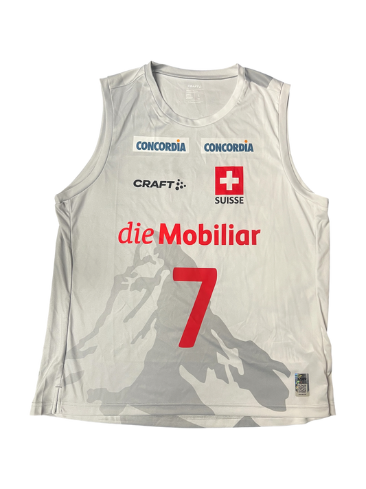 Switzerland Volleyball Team Jersey signed by Meline Pierret