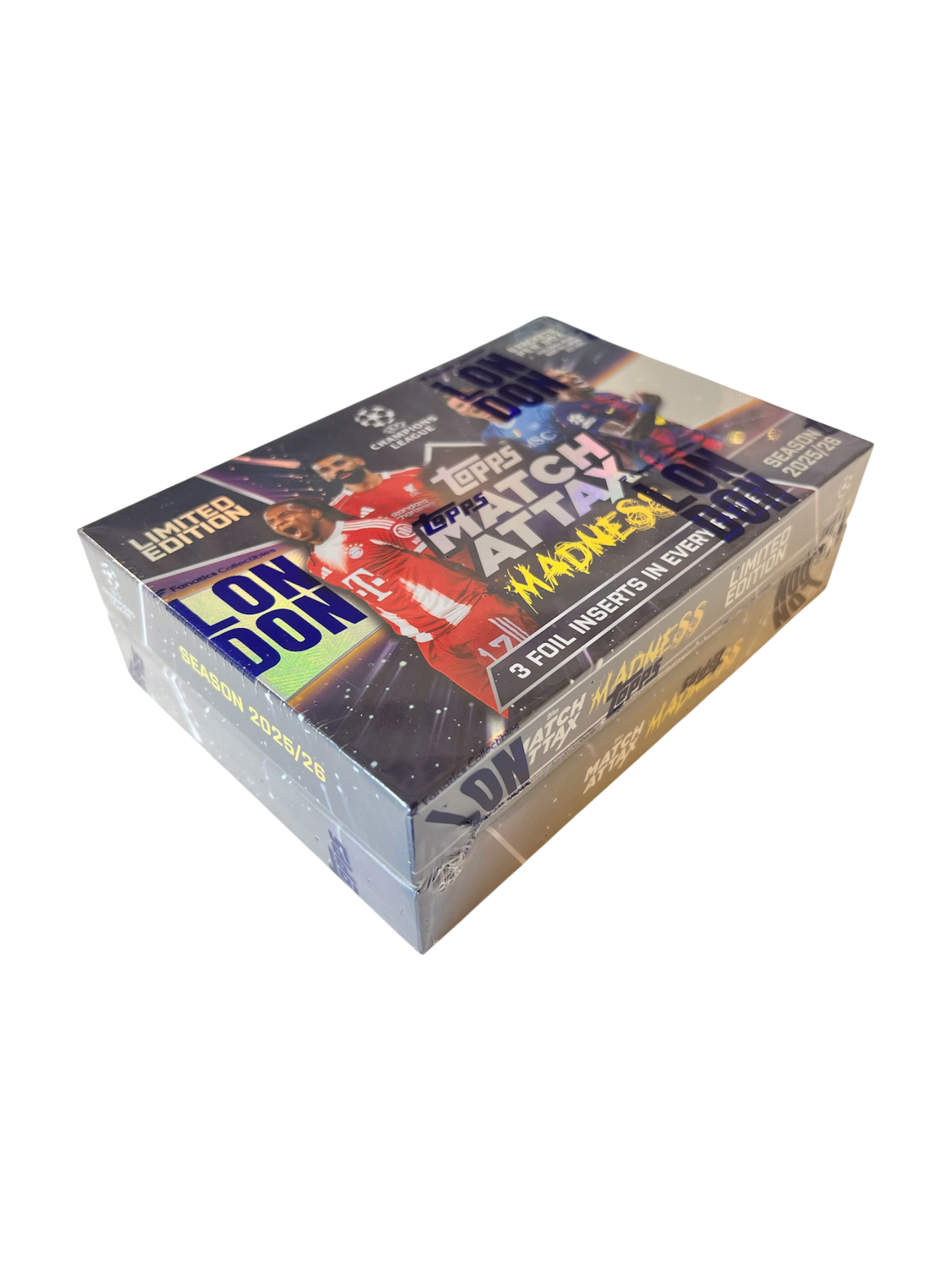 2025-26 Topps UCL Match Attack MADNESS 2.0 Football Soccer Exclusive Box