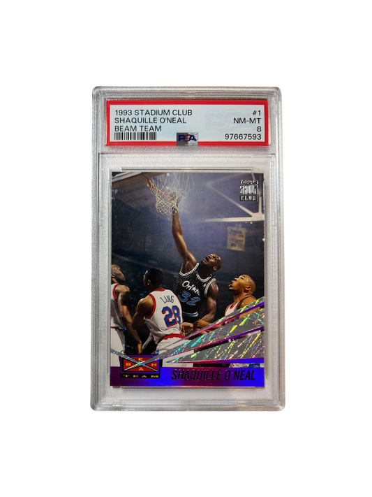 1995 Skybox Premium Shaquille O'Neal Shaq Talk PSA Card