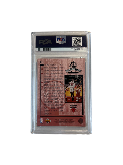1993 Upper Deck SE Behind the Glass Michael Jordan PSA Card
