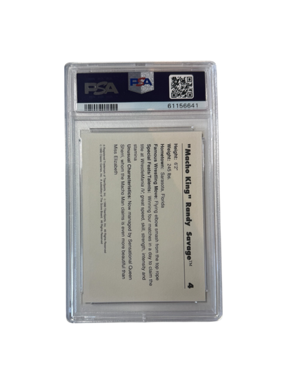 1990 Classic WWF Macho Madness PSA Card