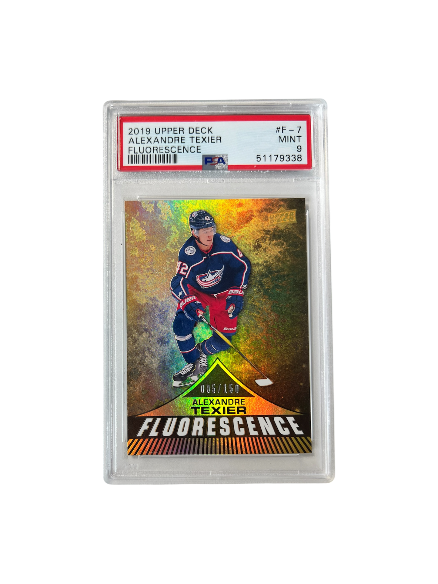 2015 Upper Deck Ultimate Collection Kevin Fiala Autograph PSA 9 card