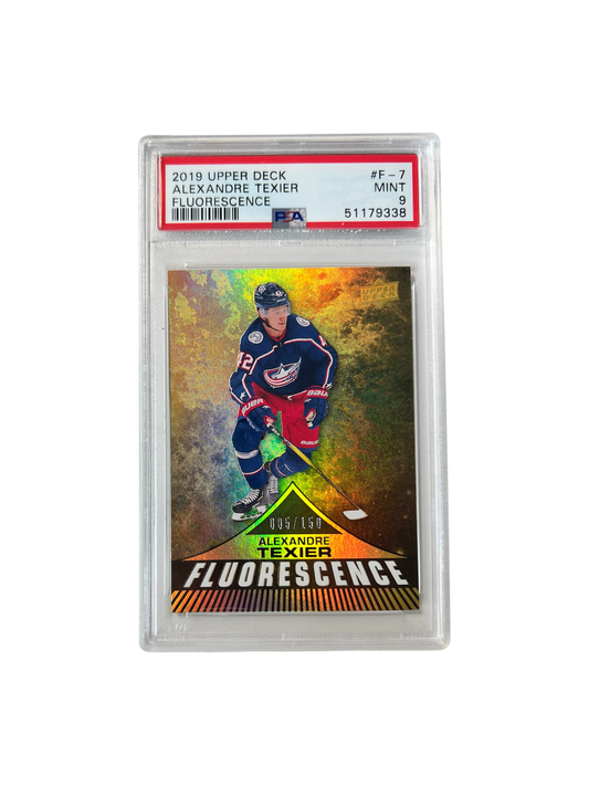 2015 Upper Deck Ultimate Collection Kevin Fiala Autograph PSA 9 card