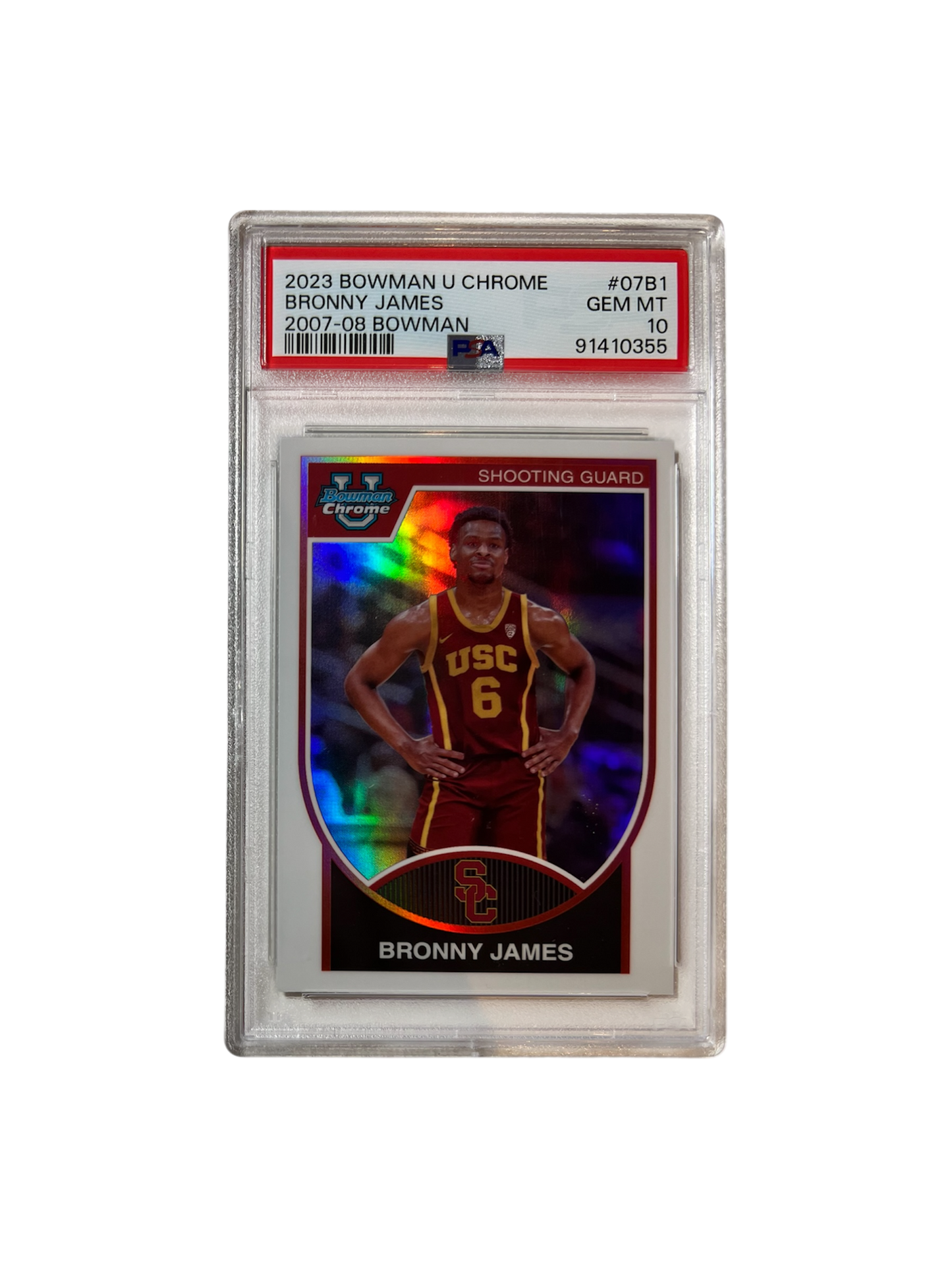 2019 Panini Prizm LeBron James PSA Card