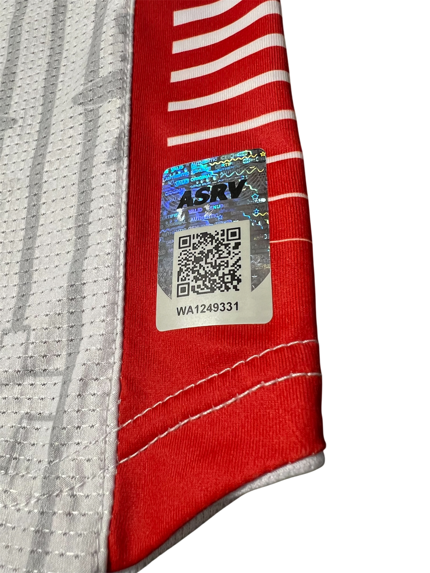 Switzerland Basketball jersey Game Worn & Signed by Jonathan Dubas