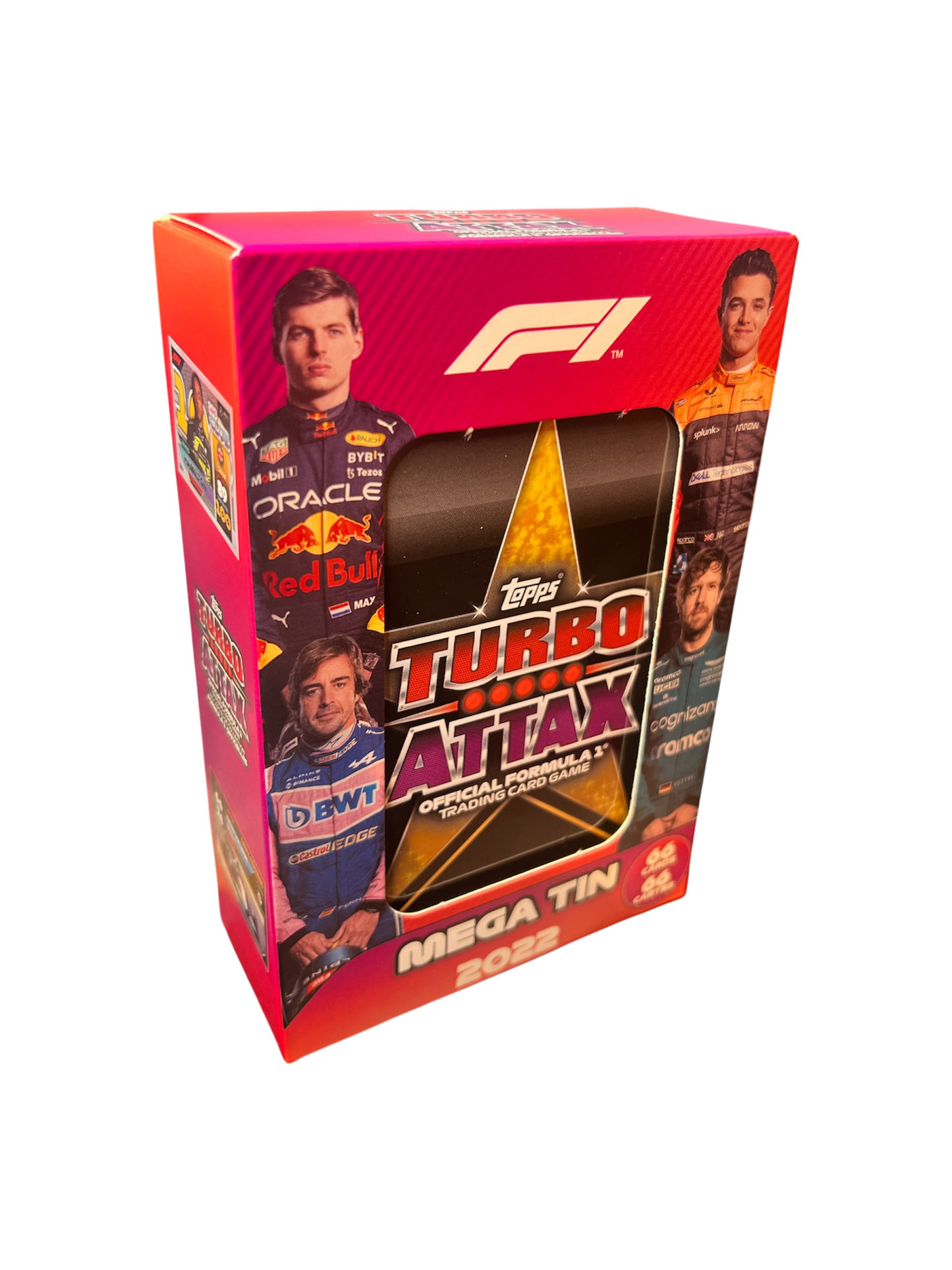 2022 Topps Formula 1 F1 Turbo Attax Mega Tin Box - Hall of Fame