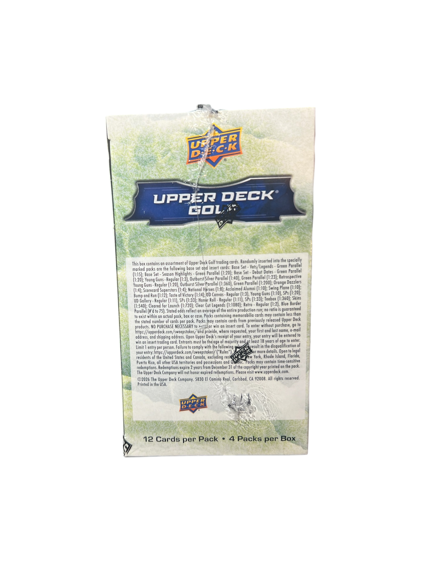 2026 Upper Deck Golf Blaster Box