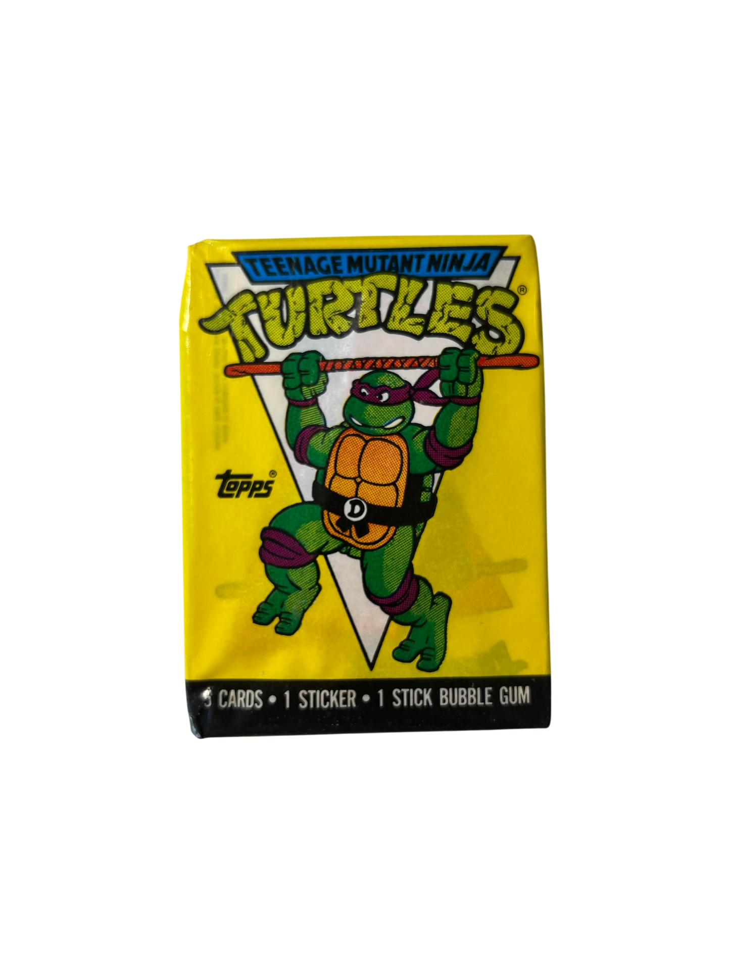 1989 Topps TMNT Teenage Mutant Ninja Turtles Pack - Donatello cover