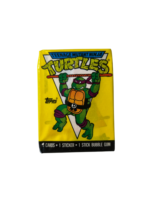 1989 Topps TMNT Teenage Mutant Ninja Turtles Pack - Donatello cover