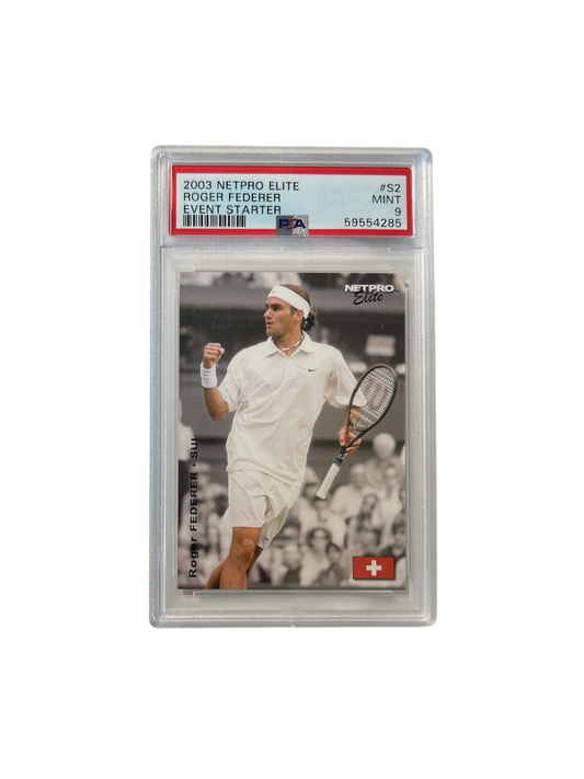 2003 NetPro Elite Roger Federer PSA Card