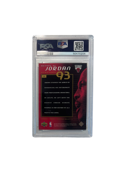 1999 Upper Deck SPx Michael Jordan PSA Card