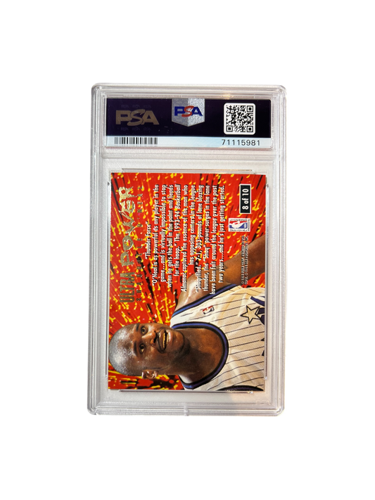 1995 Skybox Premium Shaquille O'Neal Shaq Talk PSA Card